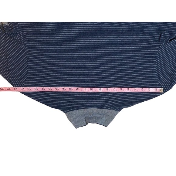 Lacoste Polo Shirt Men Size 8 Medium Dark Blue Stripe Short Sleeve - Picture 12 of 12